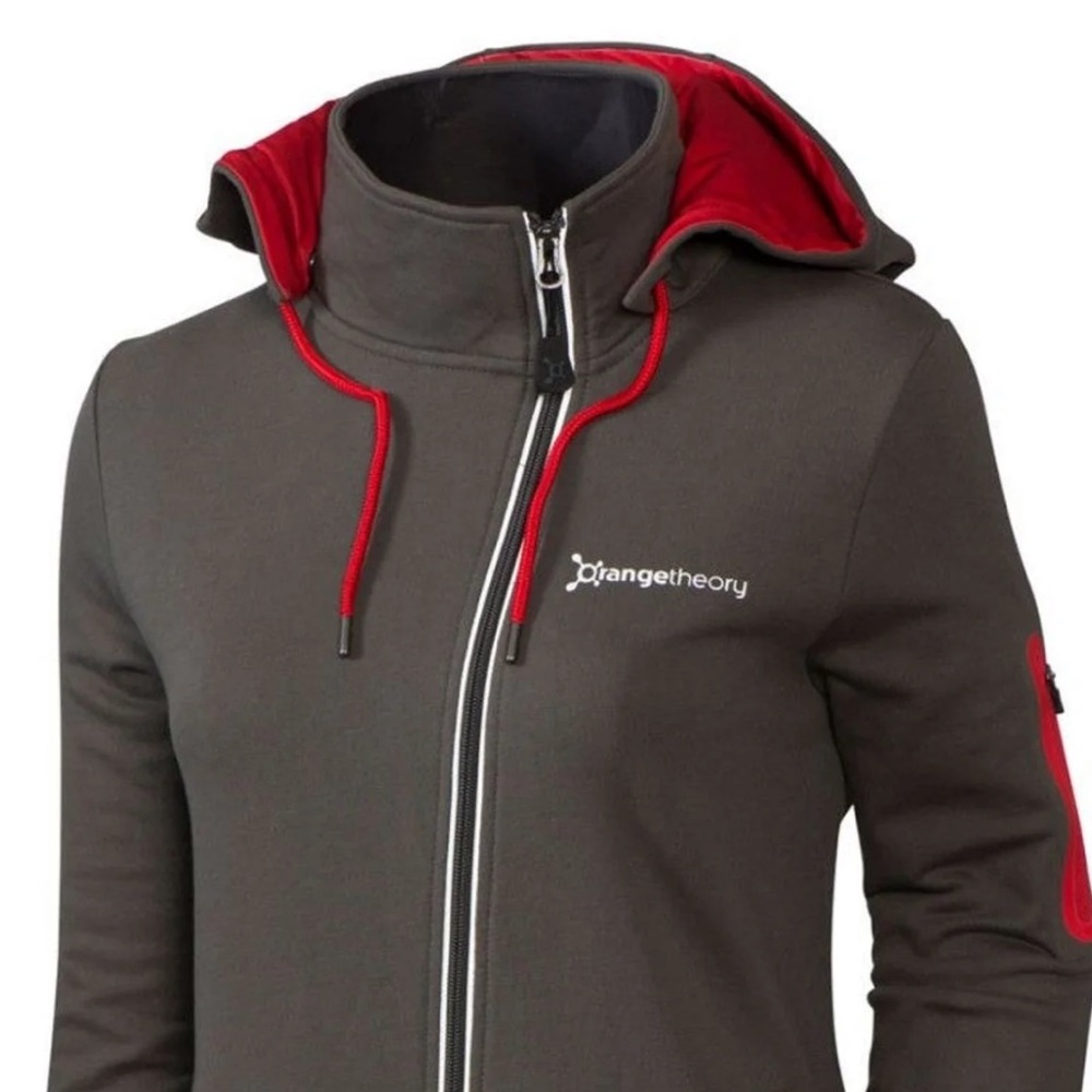 Orangetheory Front Full Zip Hoodie Size M